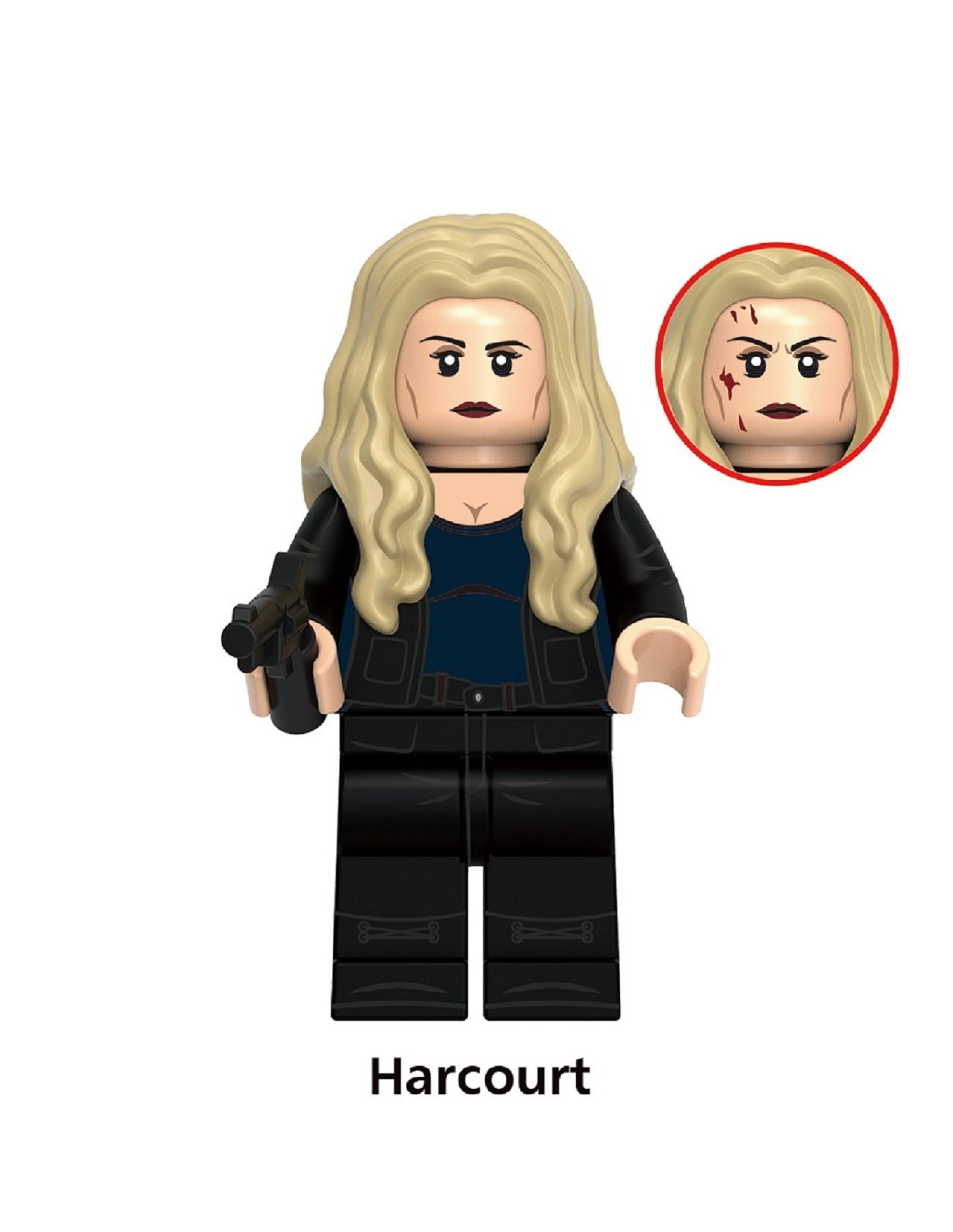 Harcourt Custom Minifigures fit Lego RZL008 R037