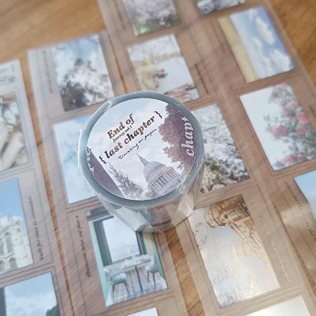 紙上旅行．Journey vol.3 End of_ { last chapter } 5cm霧面PET膠帶 <整捲/分裝>