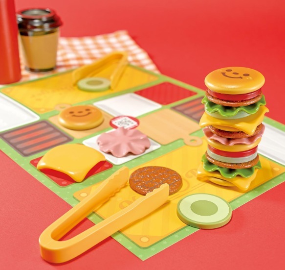 NICO 微笑漢堡疊疊樂｜專注力 × 手眼協調桌上遊戲