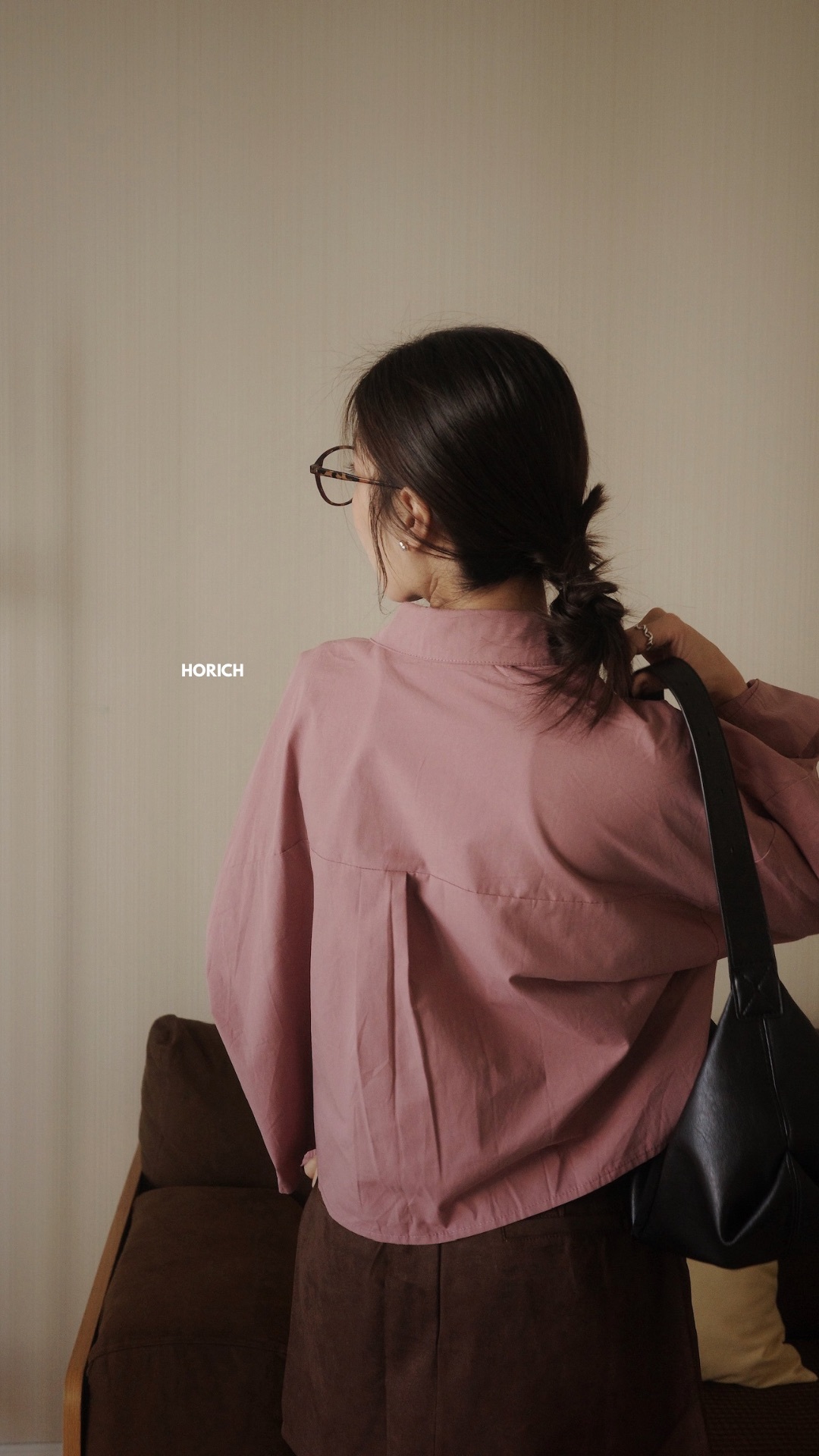 𝗗𝗲𝗰.𝟮𝟯 / 2838-短版挺襯衫(7色) / 粉紫