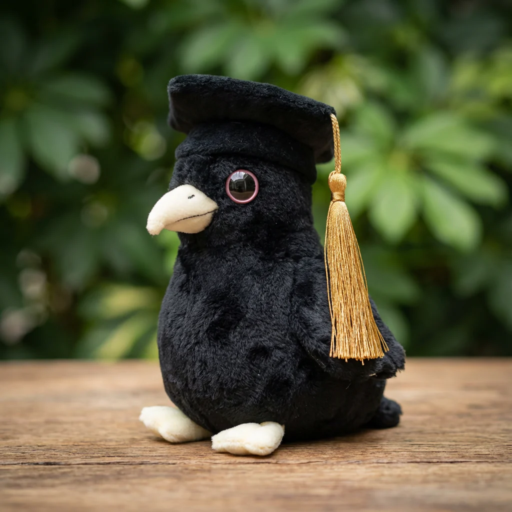 「升 Key 雀」噪鵑發聲公仔／匙扣（連博士帽仔送禮一流！）