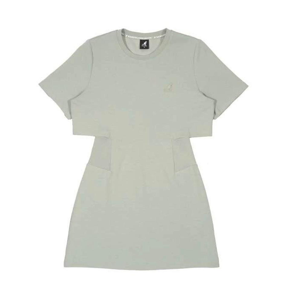 KANGOL 洋裝 綠色 袋鼠 收腰 連身裙 女 6522158171