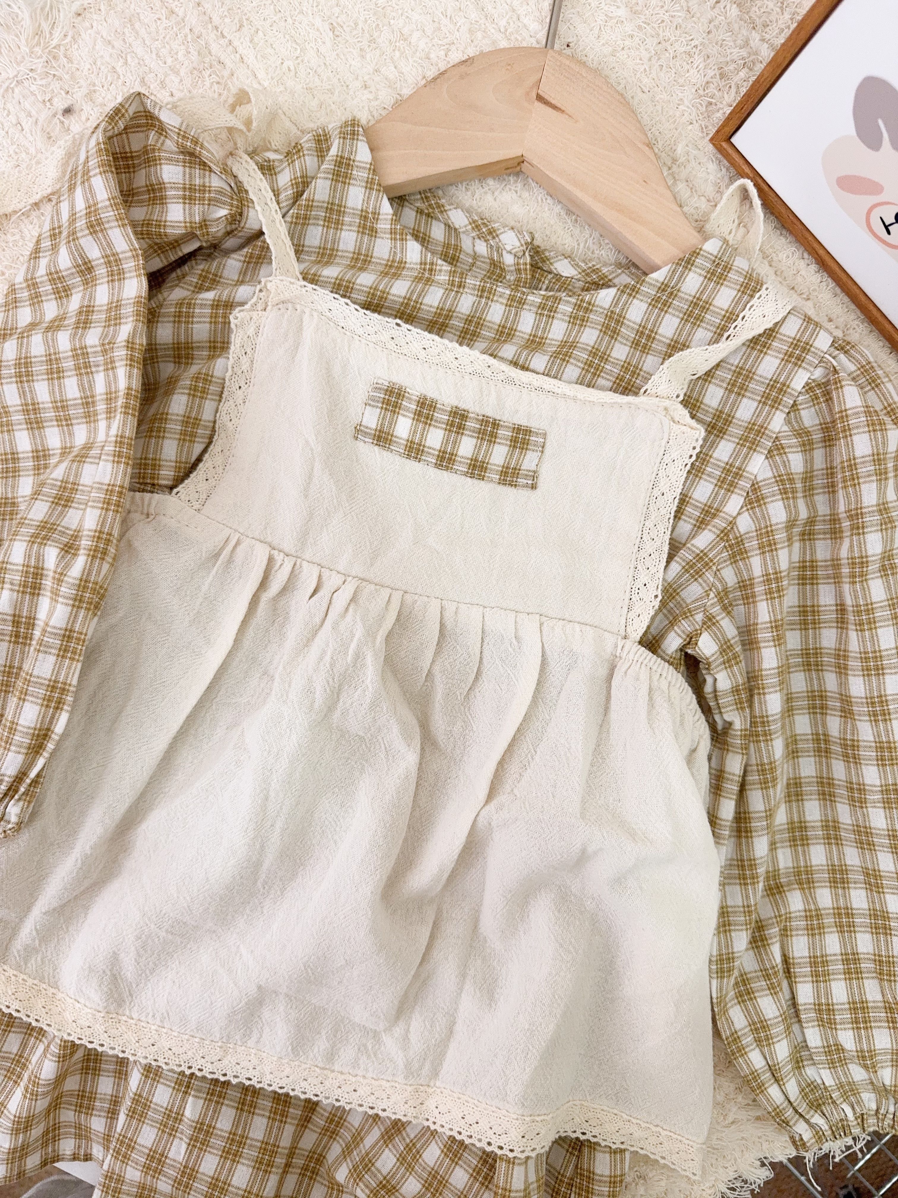 8337森林系女孩洋裝d21