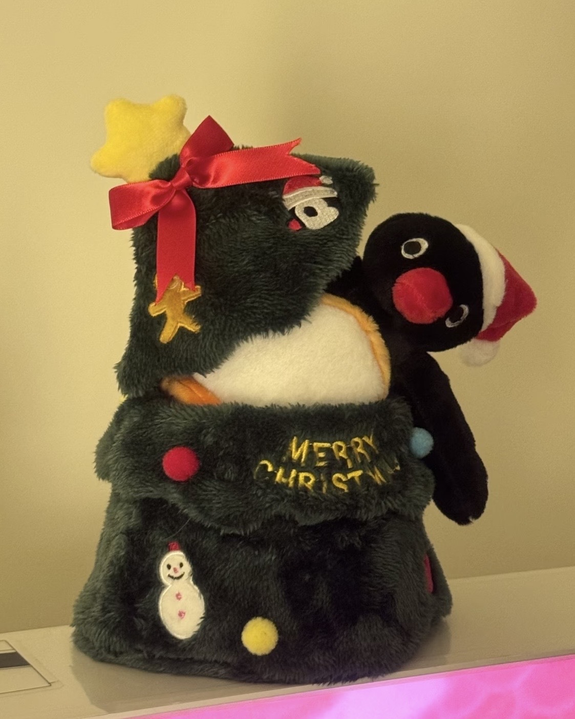 PINGU 企鵝家族 聖誕系列 聖誕樹 花圈 玩偶 公仔 收納 擺設 擺飾 / 預購