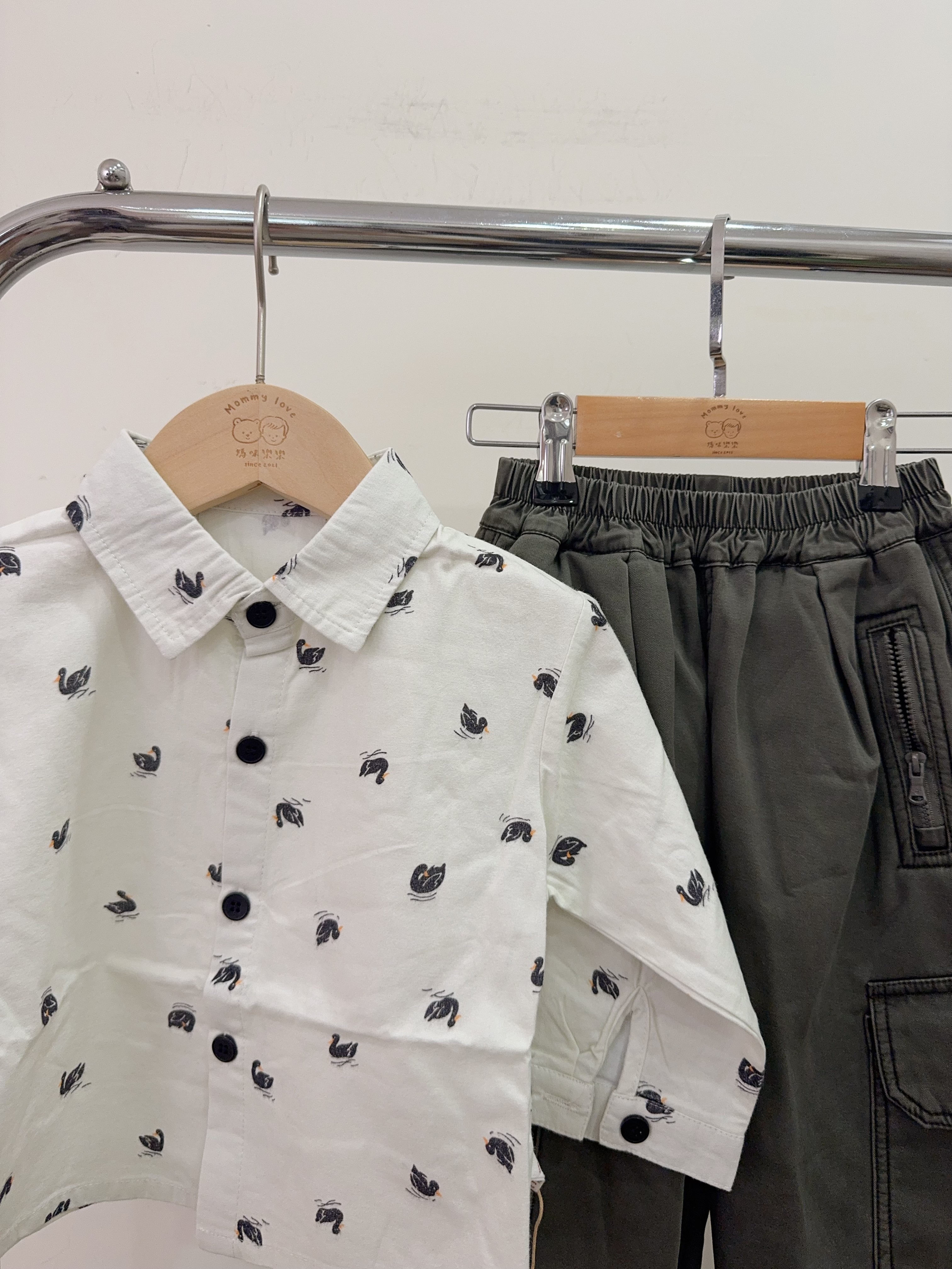 AN25Q8087天鵝磨毛襯衫d40