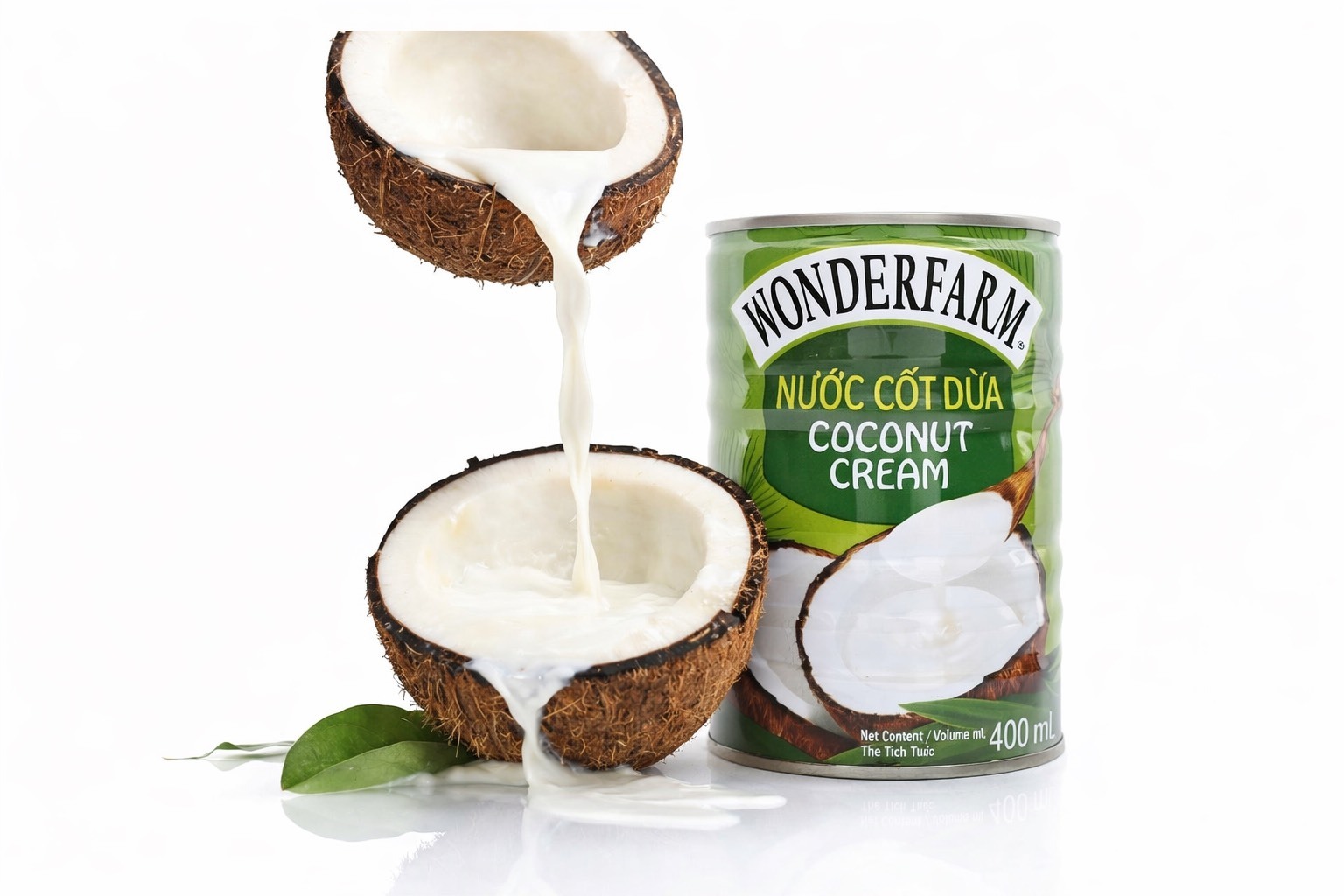 WONDERFARM COCONUT CREAM 400ml