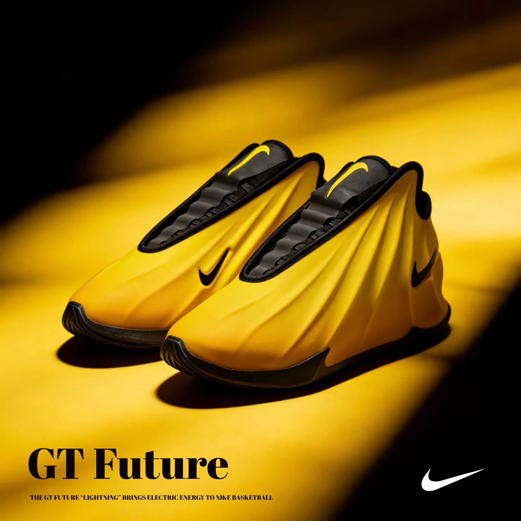 NICEDAY 代購 NIKE GT Future Lightning 閃電 黃黑 黑黃 武當 李小龍 黃 黑 實戰 籃球鞋 FZ5591-700
