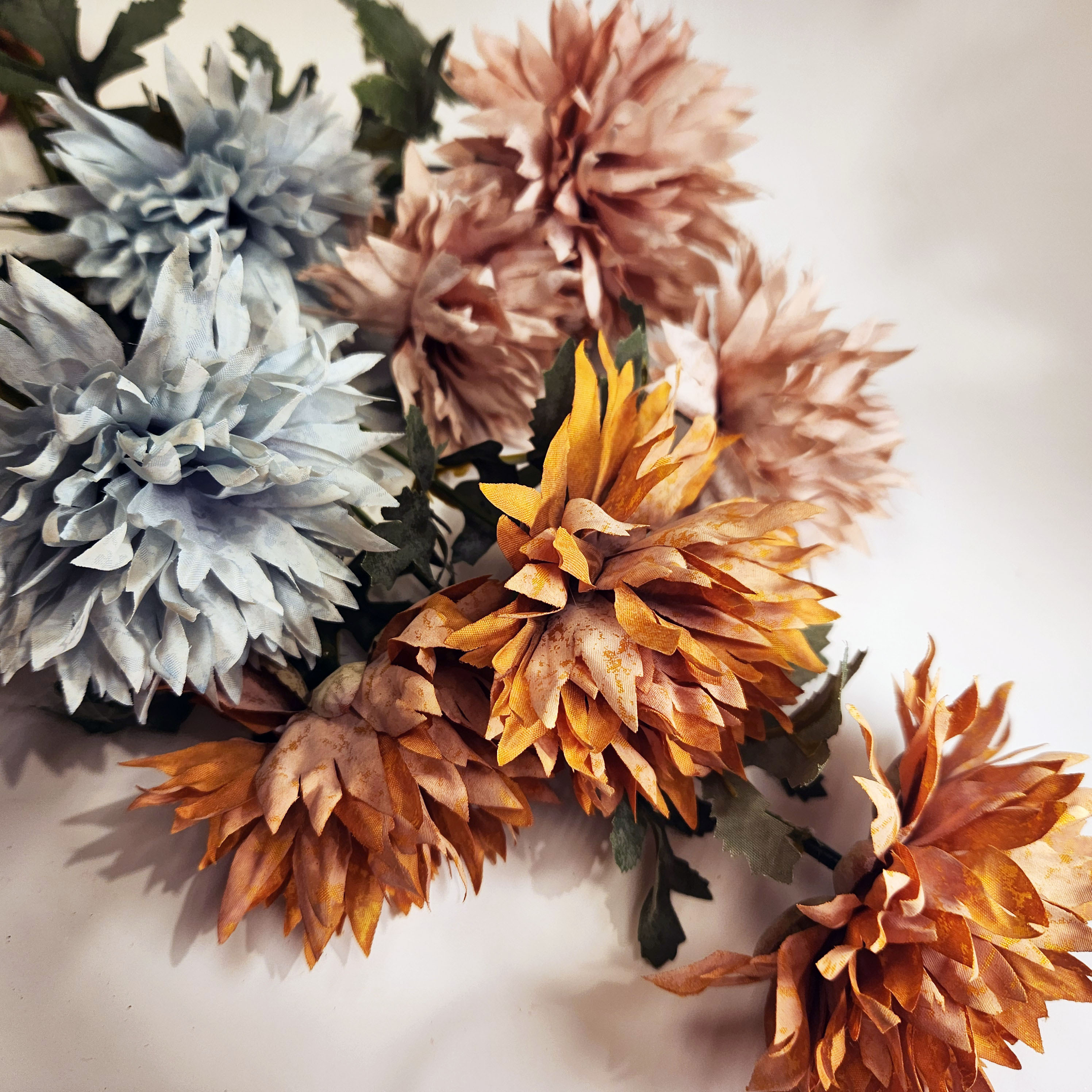 擬真尖瓣大理花（四色）