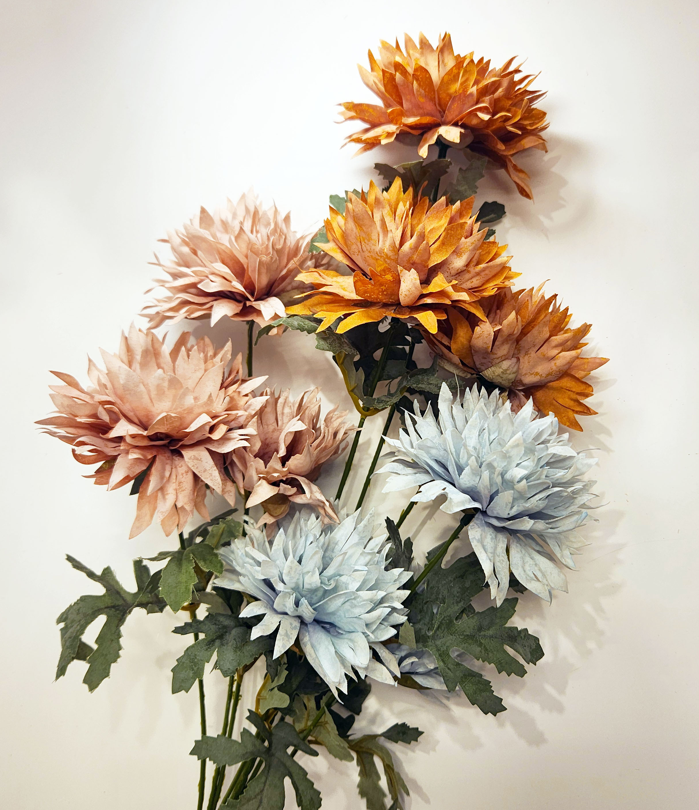 擬真尖瓣大理花（四色）