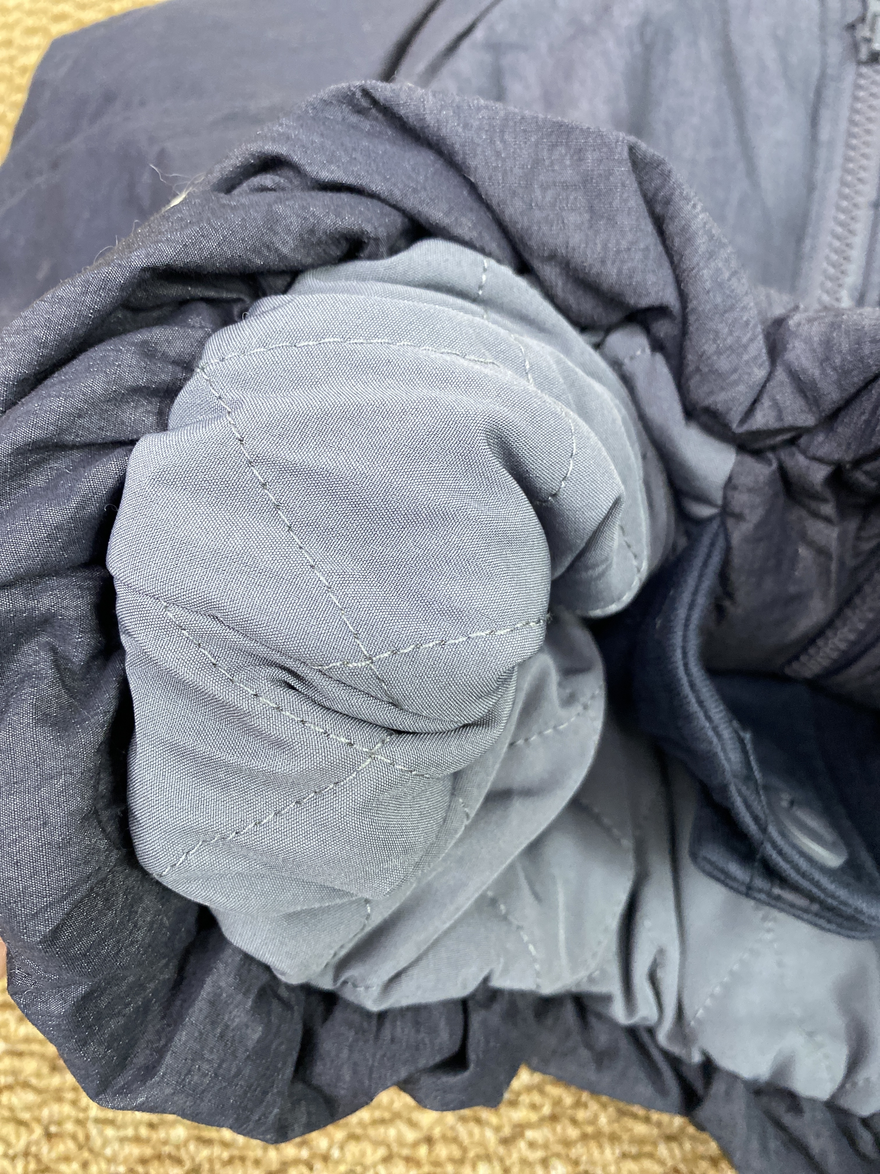 A03956夾棉碎花口袋外套