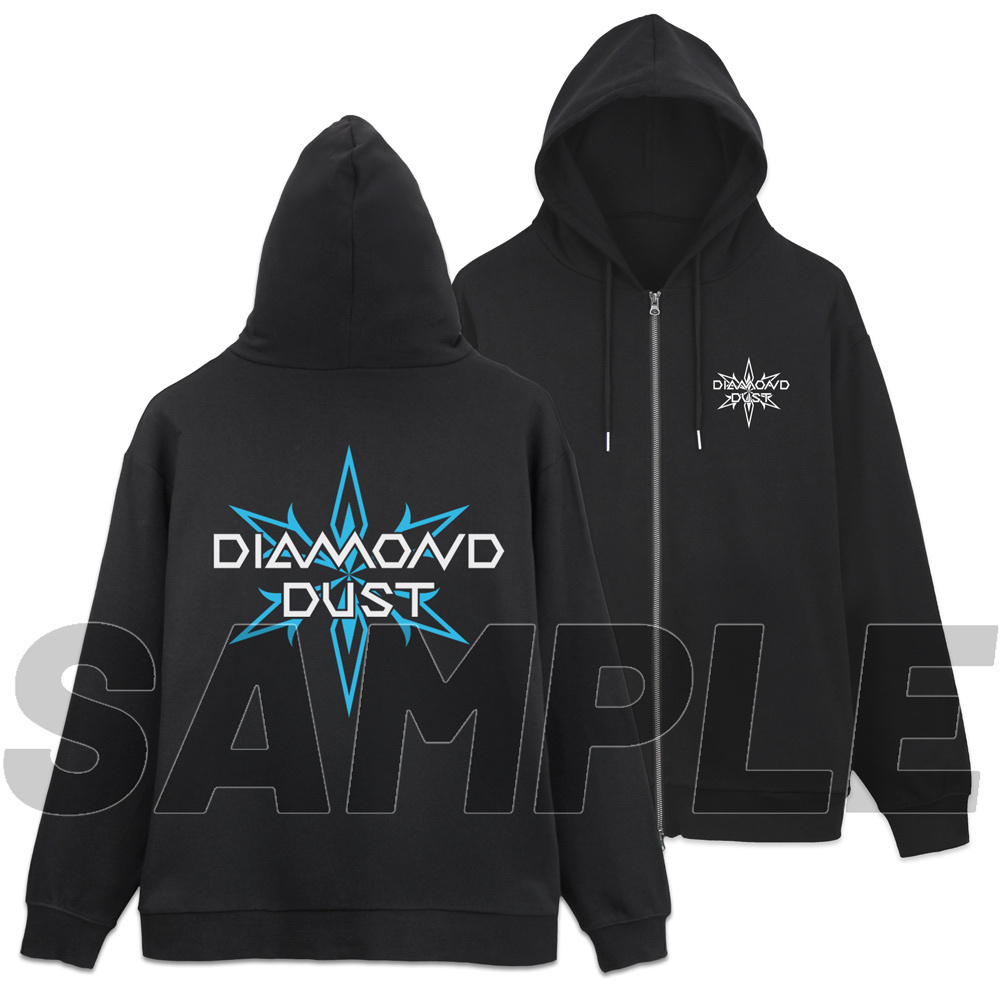Cospa 011226 ダイヤモンドダスト ジップパーカー Ver.2.0 [ガールズバンドクライ] BLACK