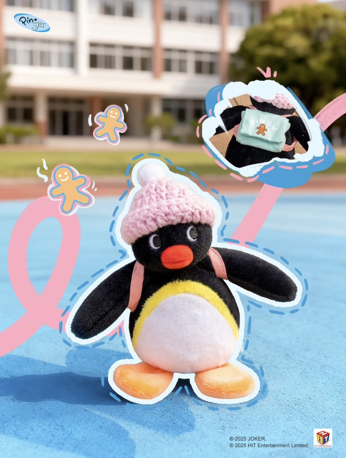 PINGU 企鵝家族 頂帽萌友系列吊飾
