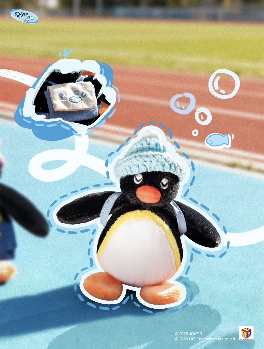 PINGU 企鵝家族 頂帽萌友系列吊飾