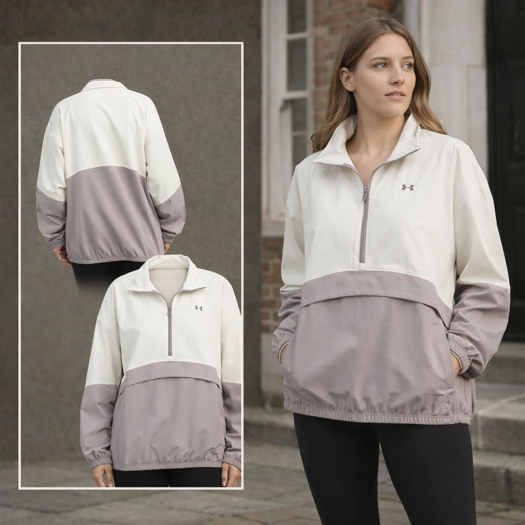 【預購】Q122205 UNDER ARMOUR 女士白色運動風衣