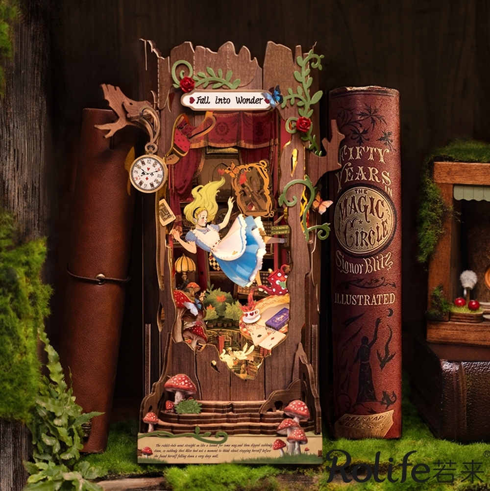 DIY袖珍小屋_【TGB12】Rolife若來_立體創意書立系列_ 愛麗絲夢遊仙境