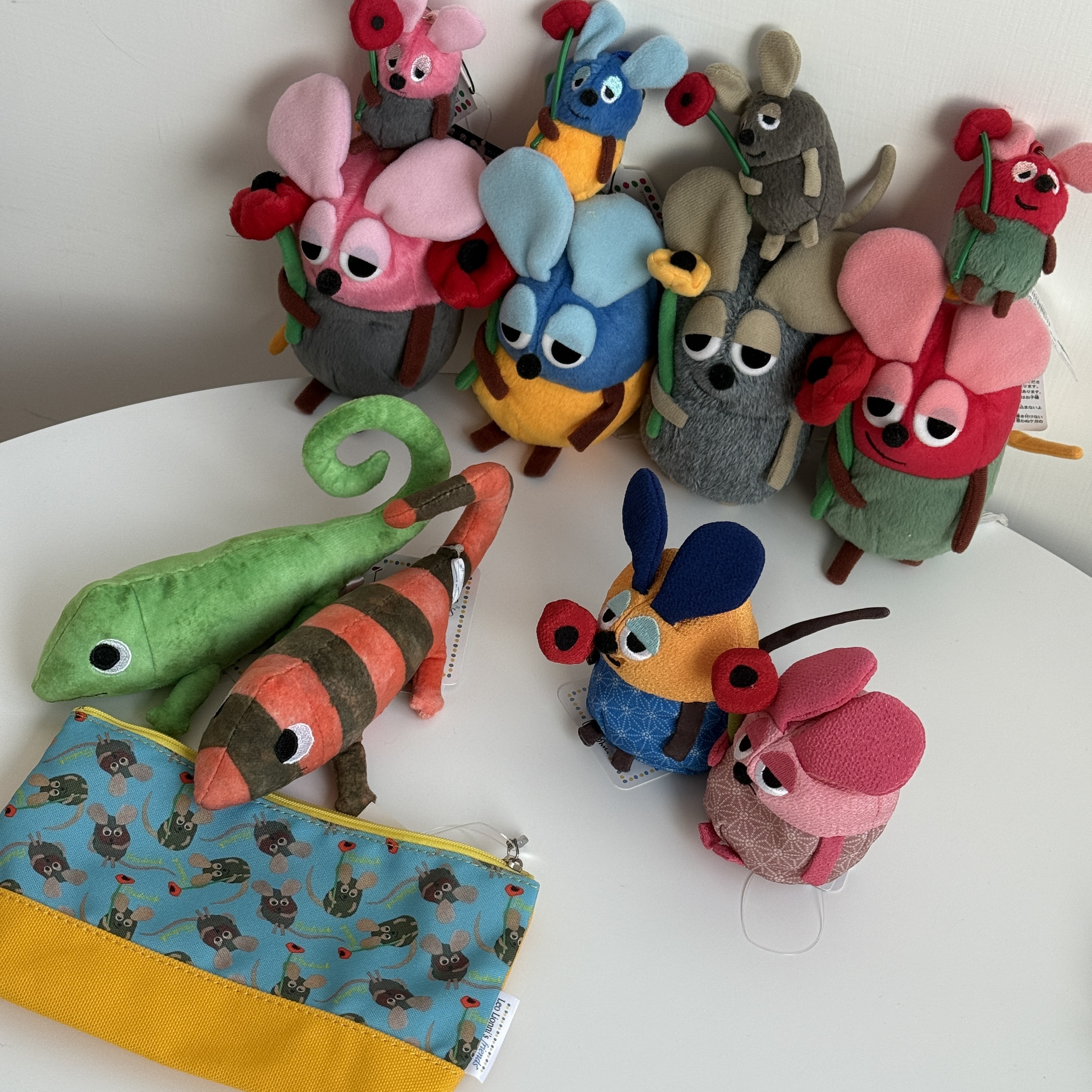 現貨┃日本 leo lionnis 田鼠阿佛 變色龍 娃娃 吊飾 筆袋