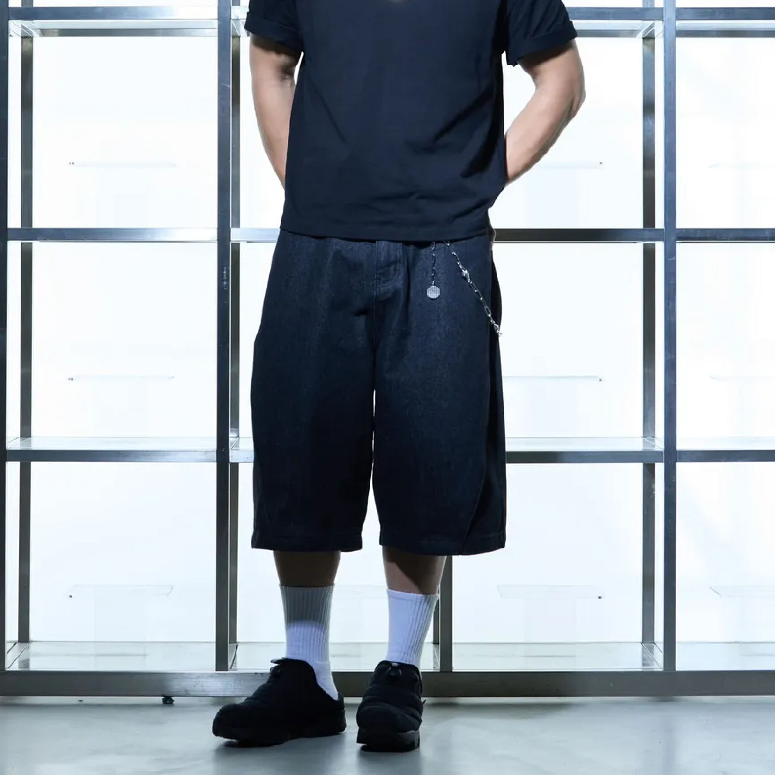 Anonymous x FLOM Denim Shorts 七分 牛仔短褲