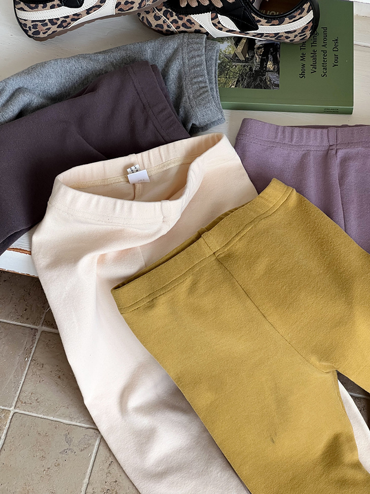 素色彈性內搭褲(90-170)