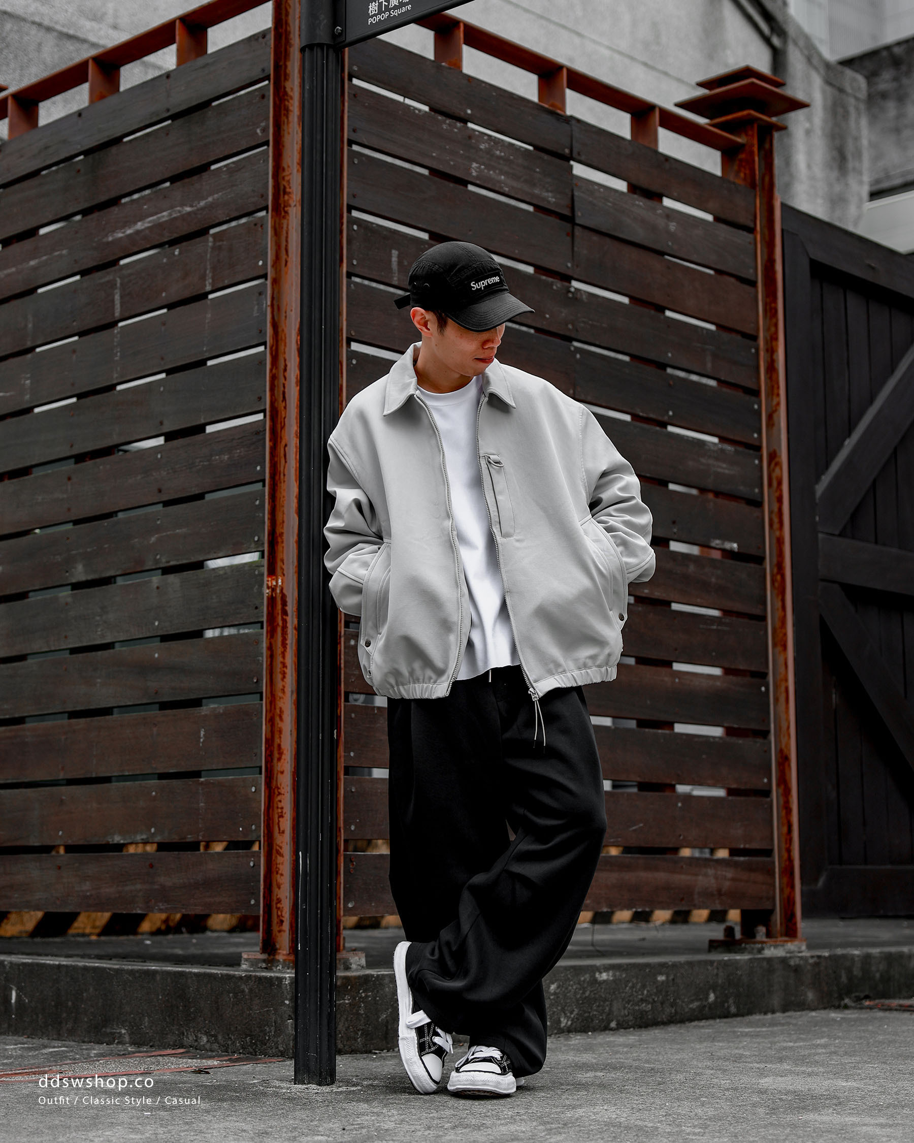 D.CLOSET 鋪棉防潑水 教練外套