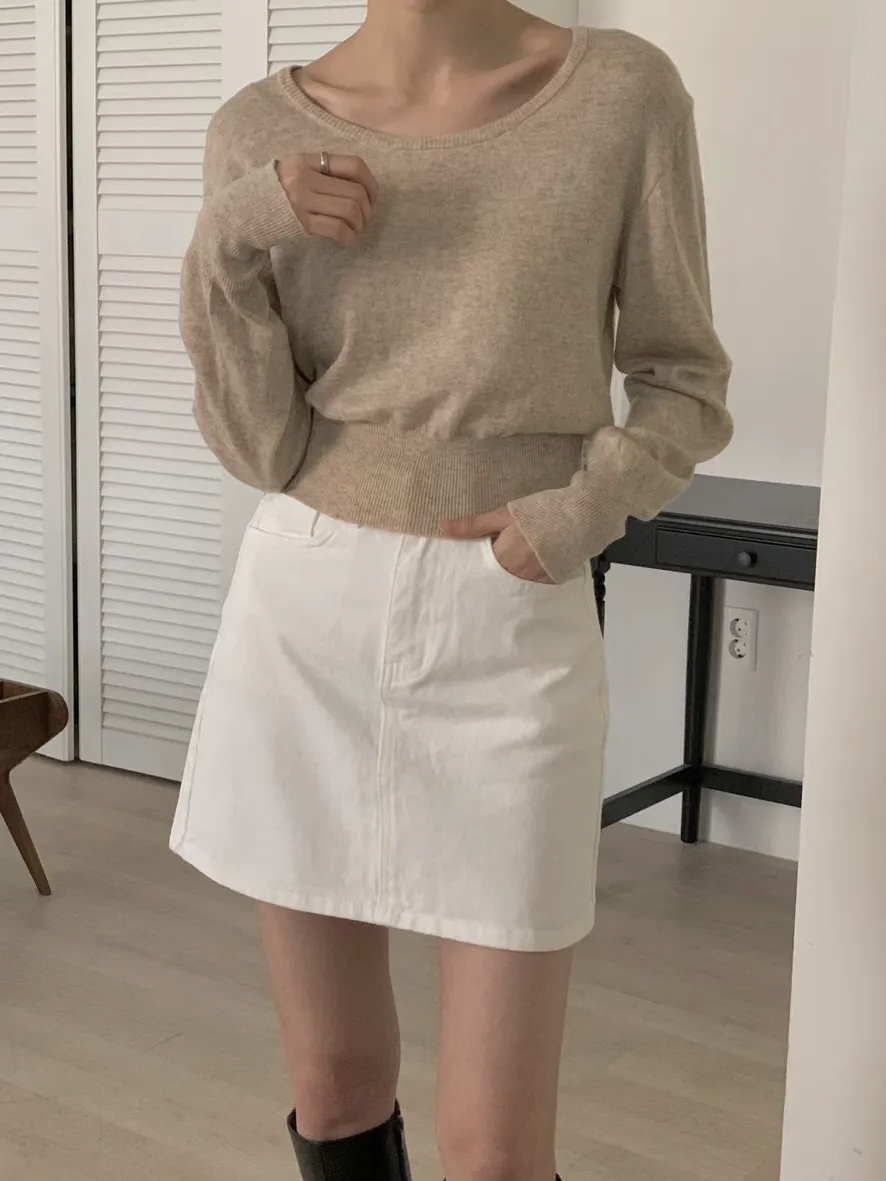 ❲現貨❳ 永不過時 ，basic 圓領針織上衣 (4色)