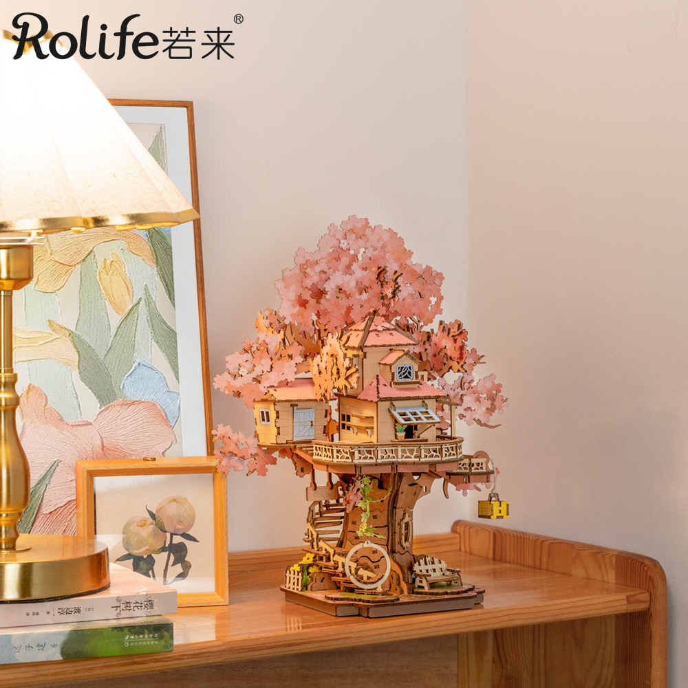 DIY袖珍小屋_【TGS04】Rolife若來_櫻花樹屋