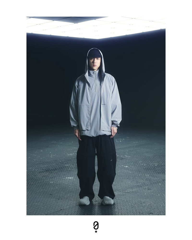 idealism x ionism 外套 聯名款 黑/灰 25 A/W Windbreaker