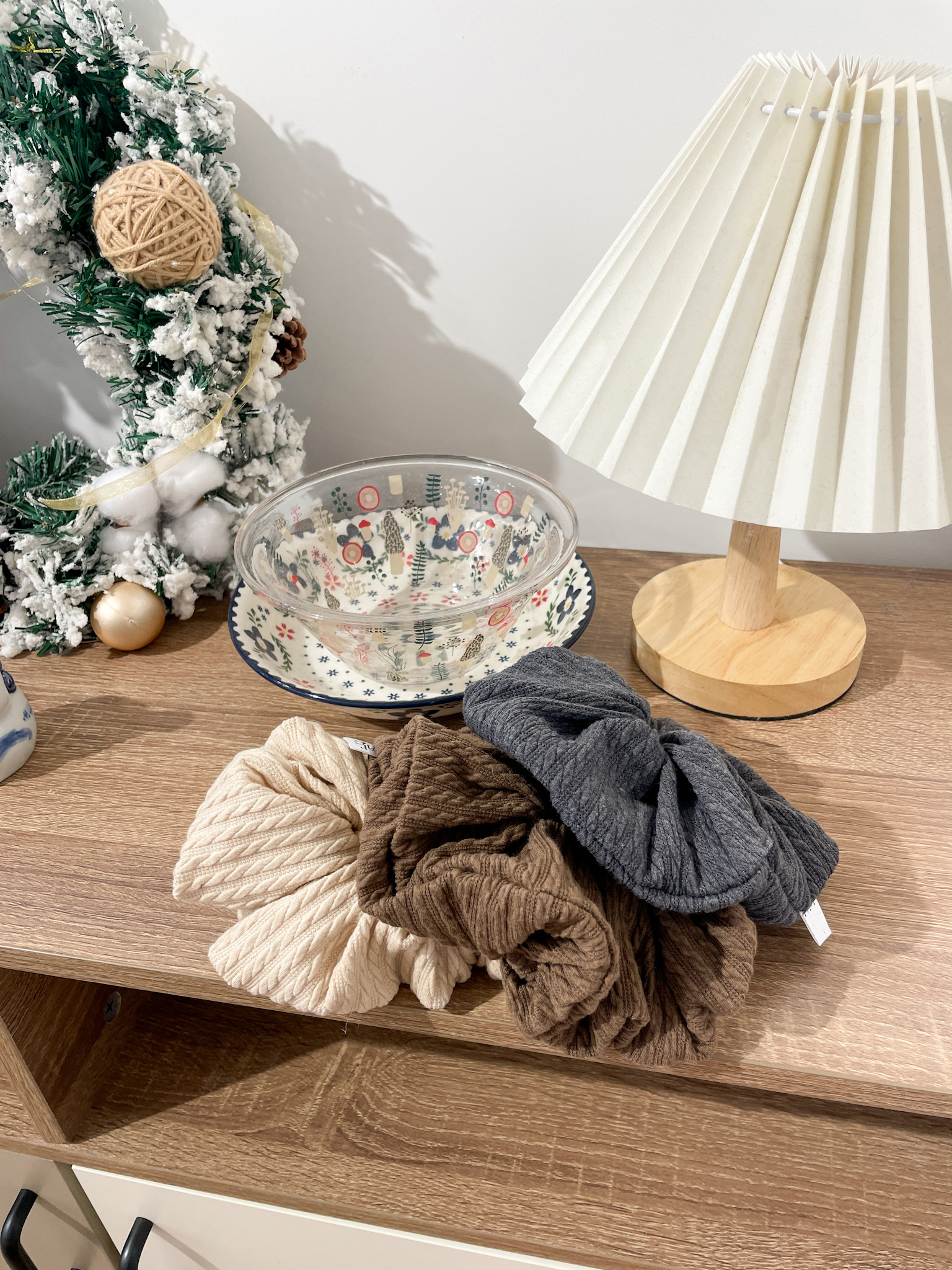 AC175 Butter Braided Scrunchies