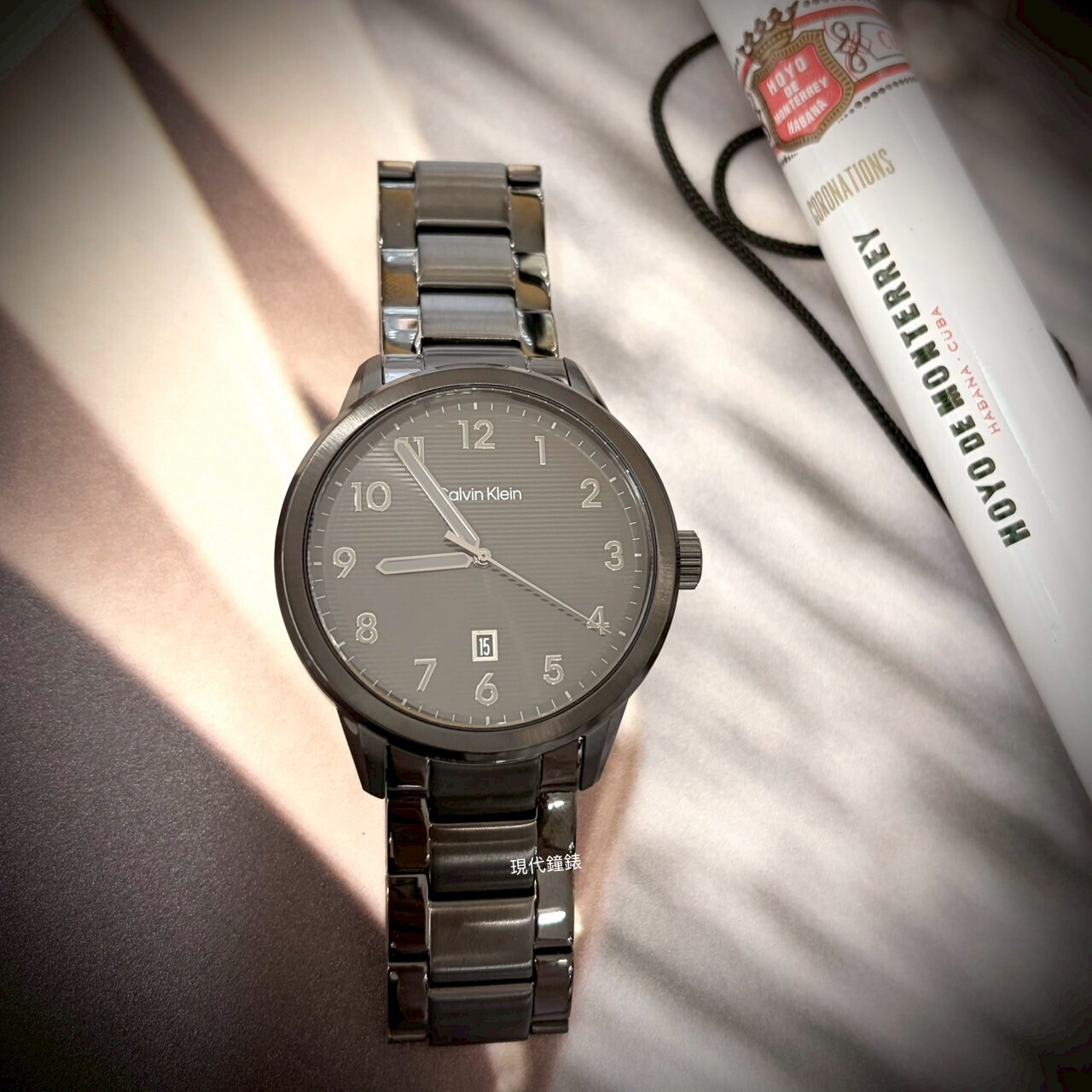 【CALVIN KLEIN】霧面黑時尚男錶CK25200516 42mm 現代鐘錶