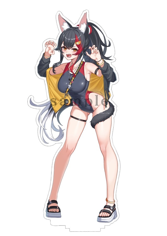 C107「同人代購」「Melonbooks代購」#大神ミオ　競泳水着　アクリルスタンド【特典付】