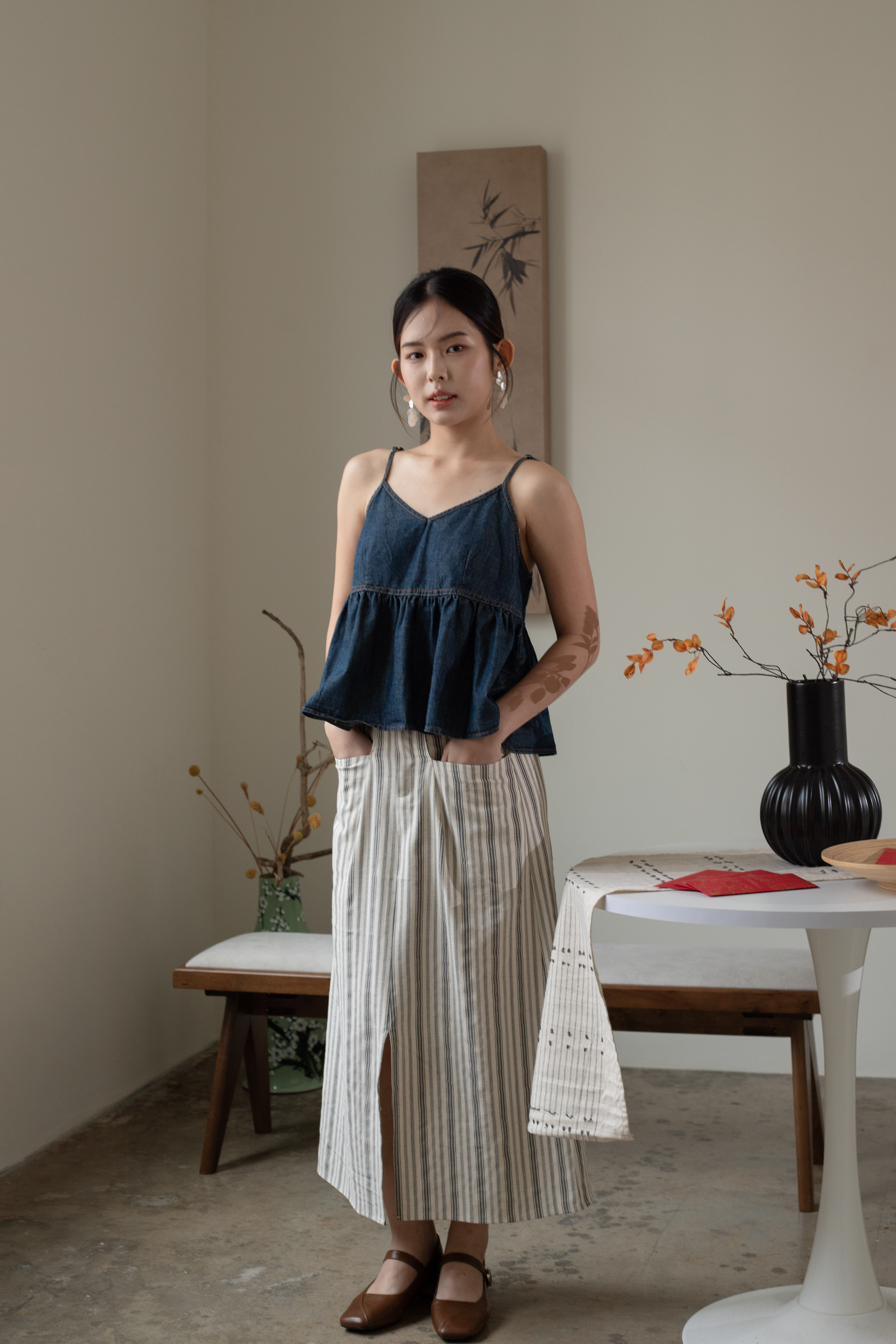 Nuna Denim Tank Top -2608BV