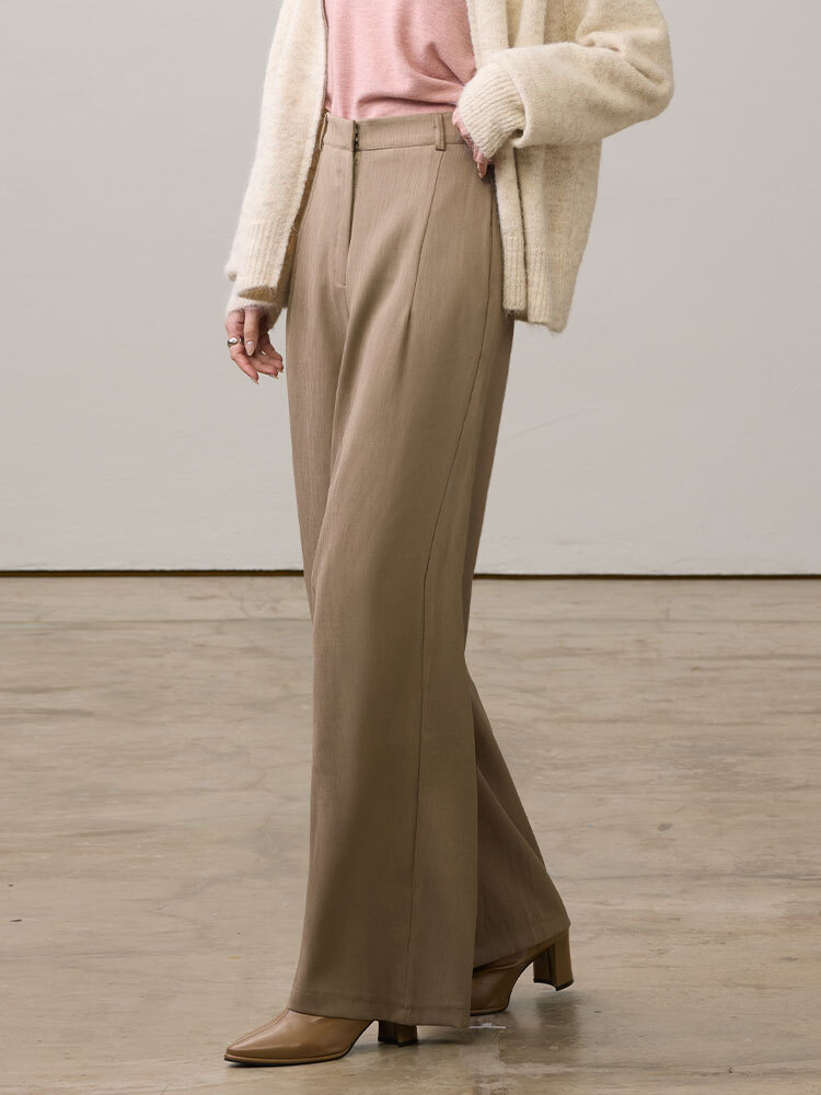 OH!HER 俐落質感高腰西裝褲