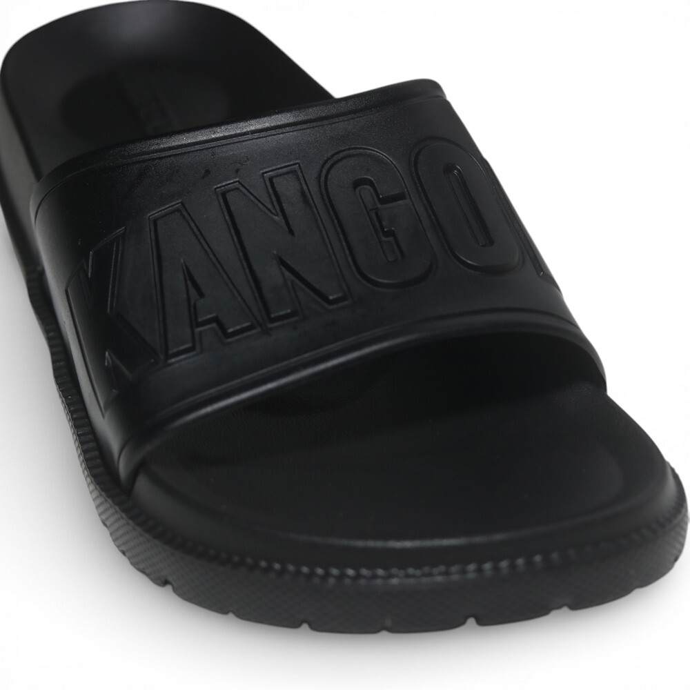 KANGOL 拖鞋 黑 立體LOGO 防水拖鞋 男女 6355162120