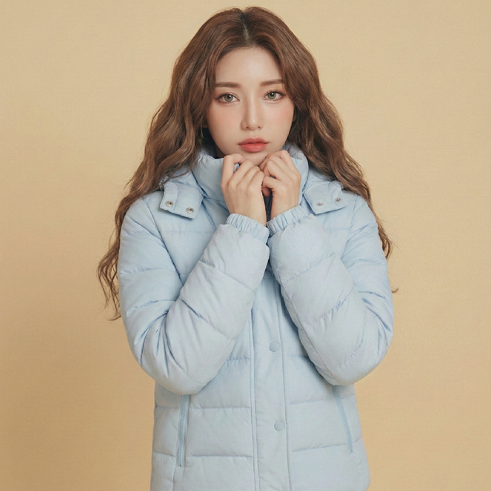 蓄熱雲絲絨外套-莫迪藍