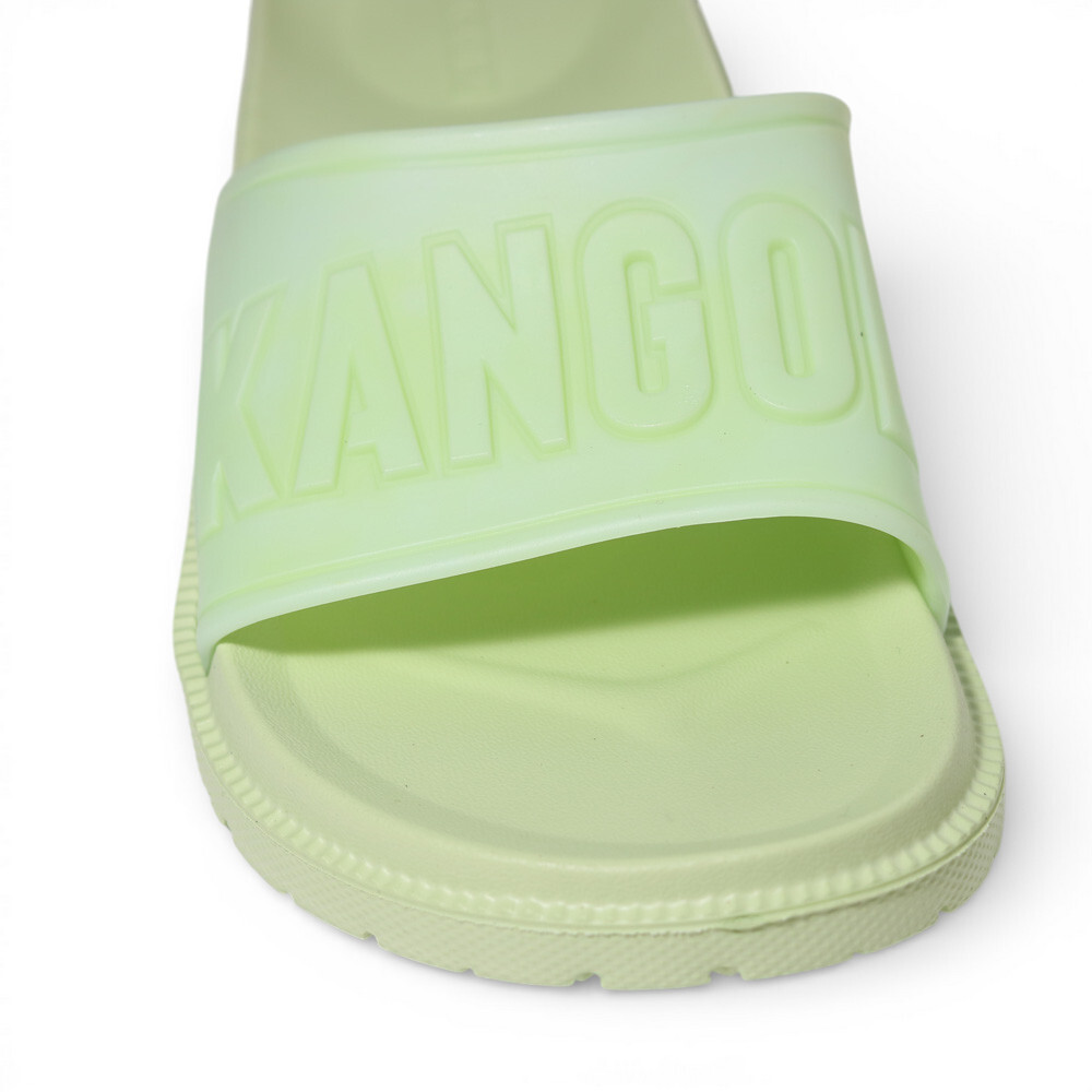 KANGOL 拖鞋 綠 立體LOGO 防水拖鞋 男女 6355162171