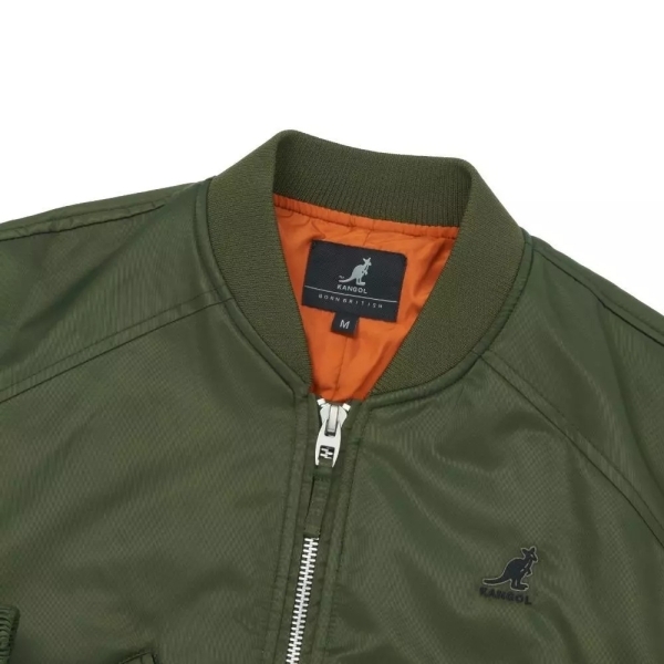 KANGOL 外套 黑 軍綠 鋪棉 飛行外套 女 6452144020 6452144070