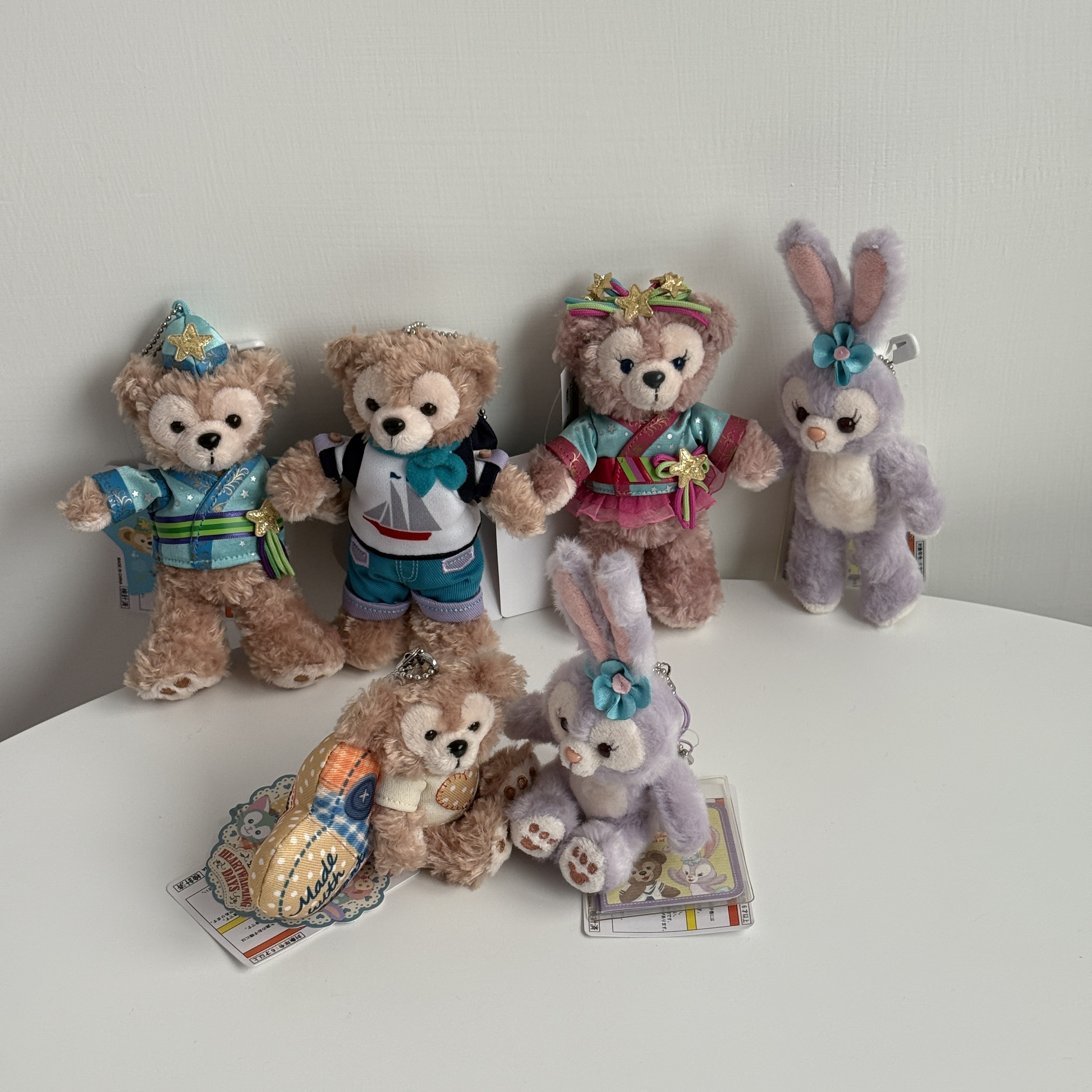 現貨┃日本 東京迪士尼 達菲熊 雪莉玫 星黛露 娃娃 吊飾 化妝包