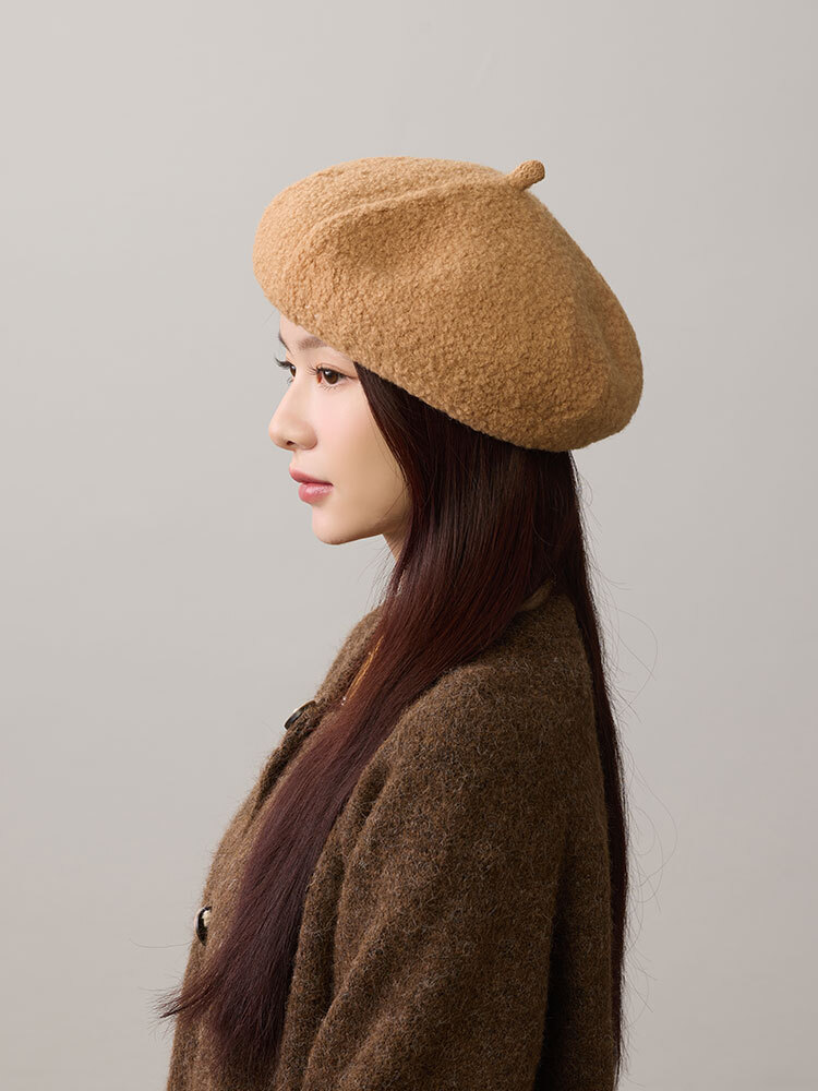 氣質貝蕾帽 (100%羊毛）2502