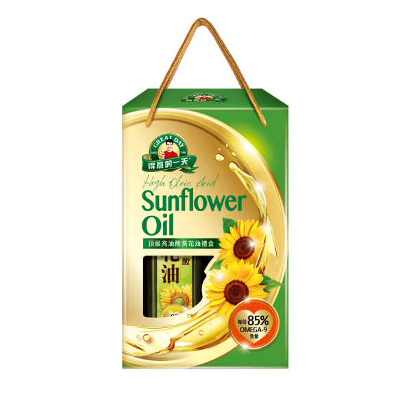得意的一天 高油酸葵花油禮盒750mlX2瓶