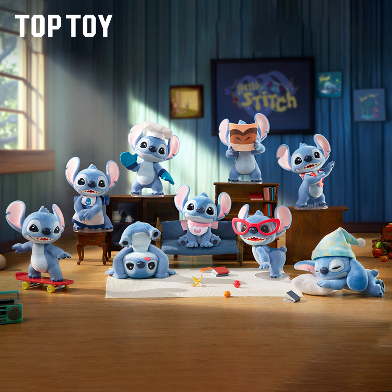 代購-TOP TOY x Disney迪士尼 史迪奇日常篇 擺件 單個盲盒/一中盒（共八款，不重複）