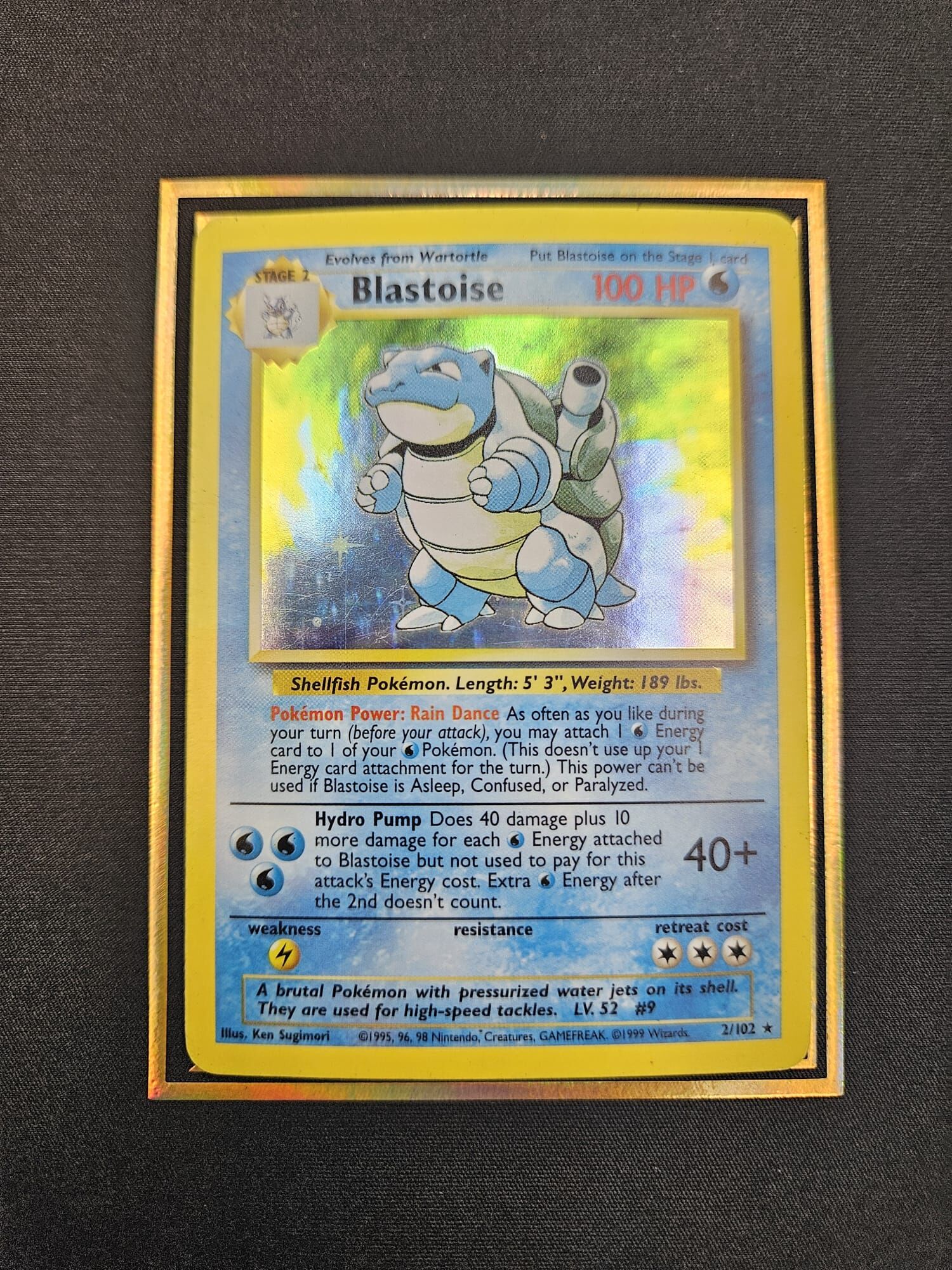 【 2/102 】Blastoise CLK Pokemon Card Game Classic classic blastoise & suicune ex deck