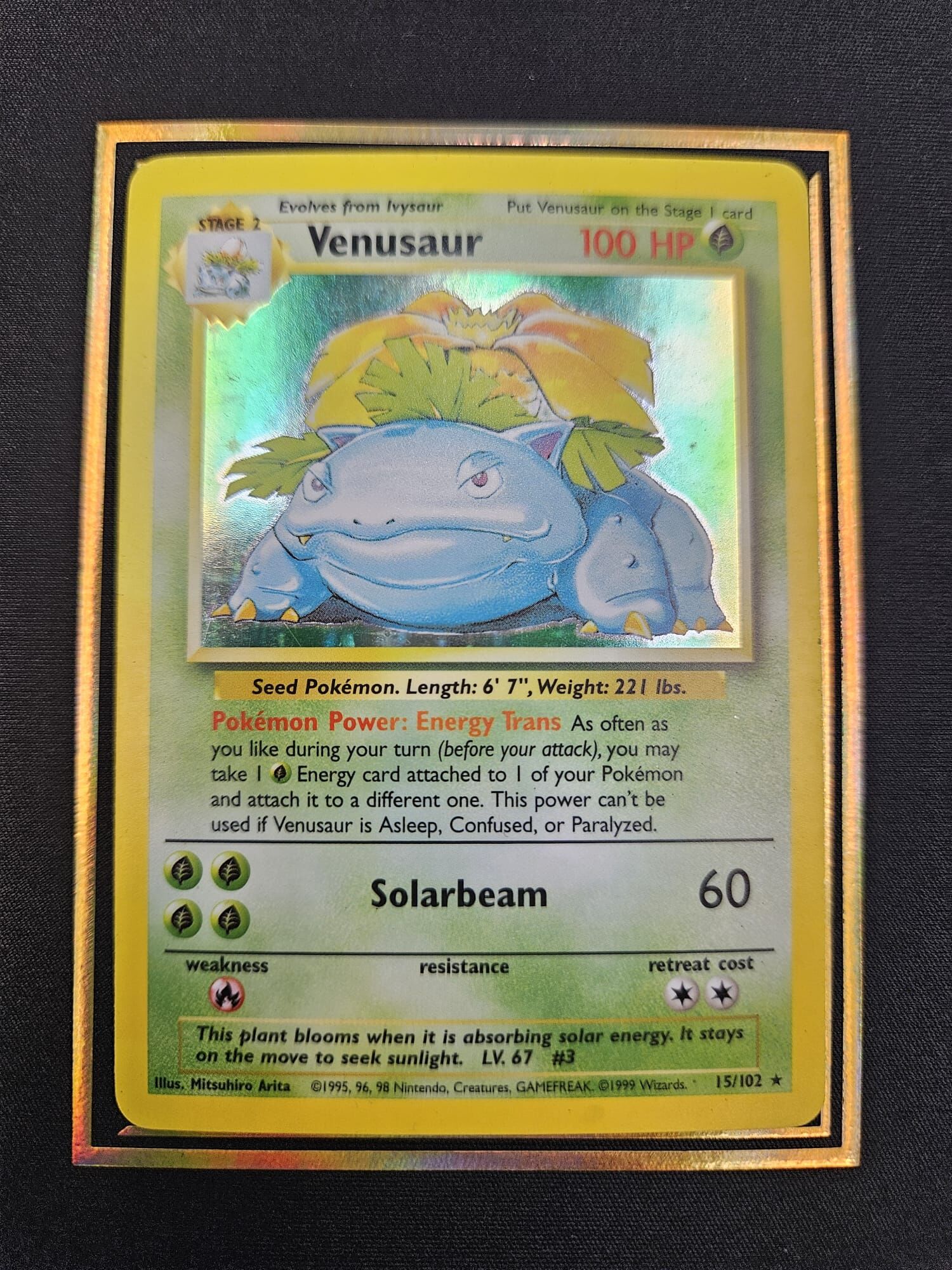 【 15/102 】Venusaur CLF Pokemon Card Game Classic venusaur & lugia ex deck
