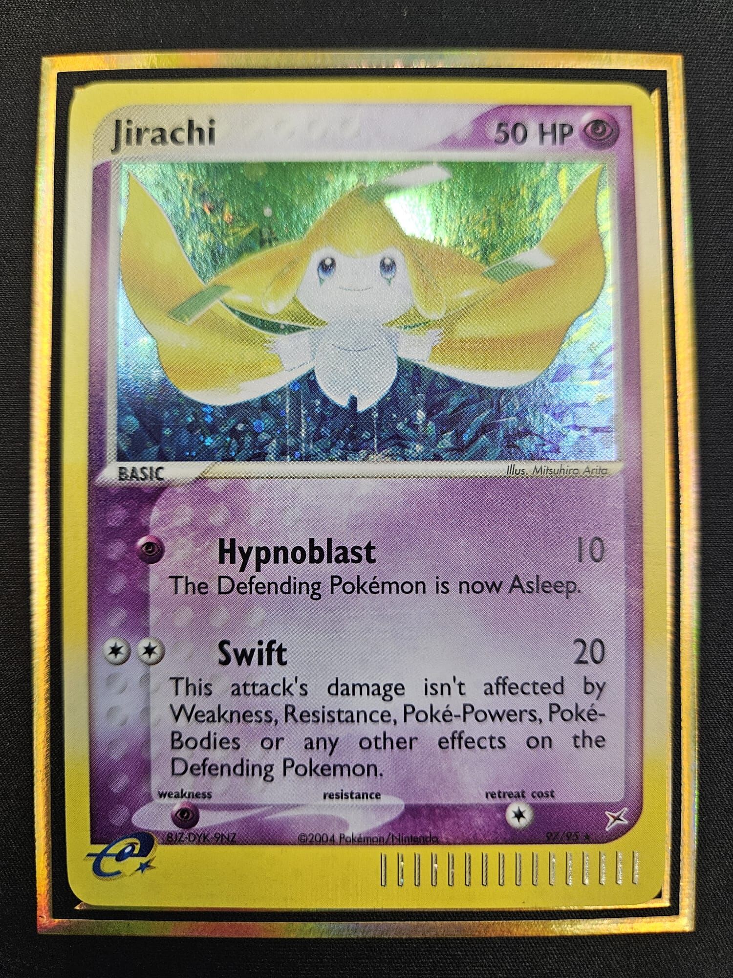 【 97/95 】Jirachi Pokemon EX Team Magma vs. Aqua Holo Rare HP