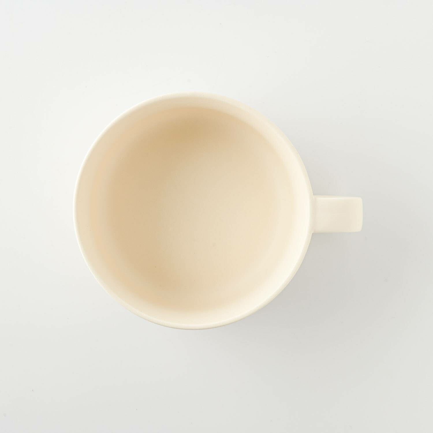 Yamatsu 美濃燒 普山窯 moment 奶油白 湯杯