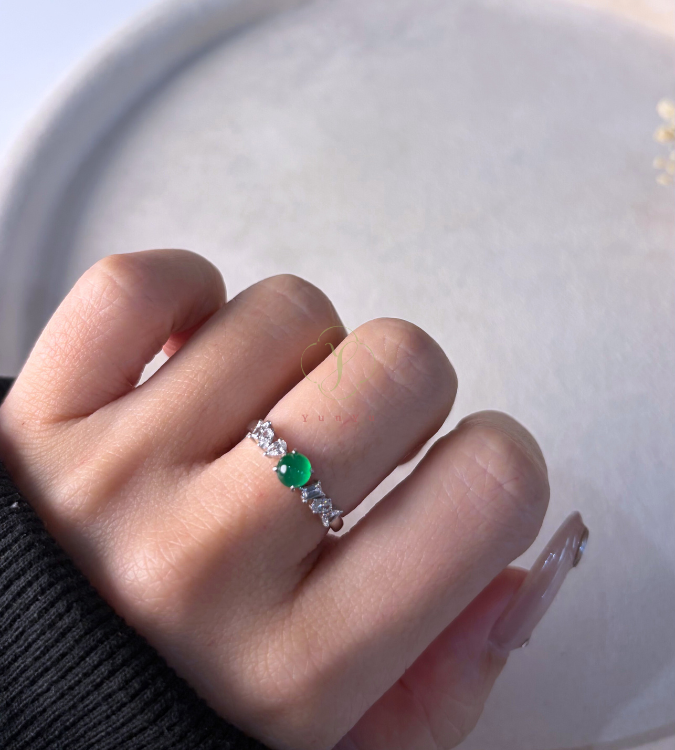 冰種綠蛋翡翠 A款