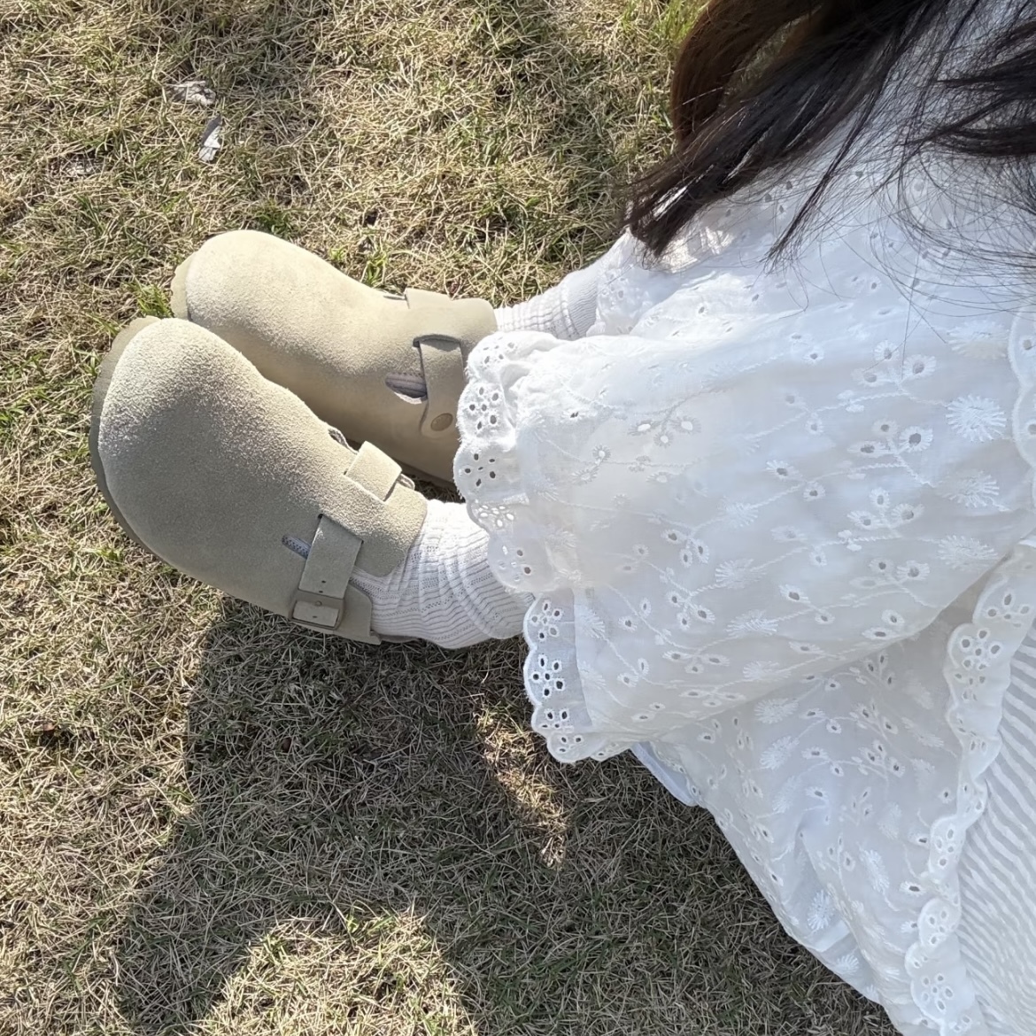 JEEP 吉普 勃肯鞋 懶人鞋 拖鞋 男女同款 百搭 日常穿搭 麂皮