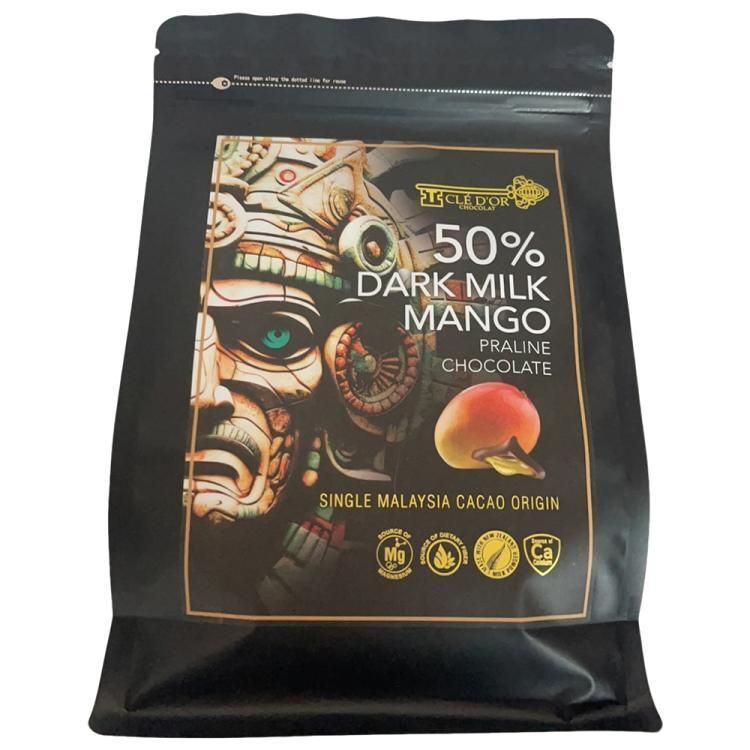 SM083 Malaysia CLÉ D'OR CHOCOLAT 50% MANGO Pralines Dark MilkChocolate 50%芒果夾心純黑牛奶朱古力250g/克 Expiry day: 12/2027