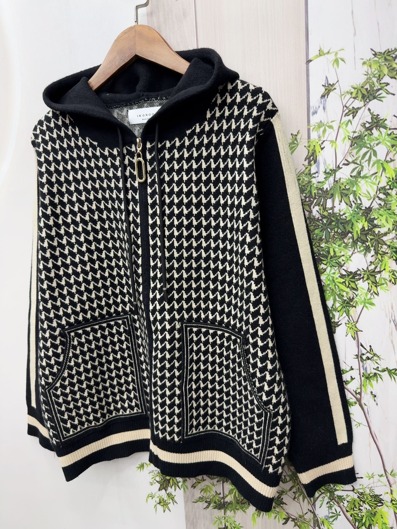 INGROOVE 高質型格.拼菱格外套 ~132P