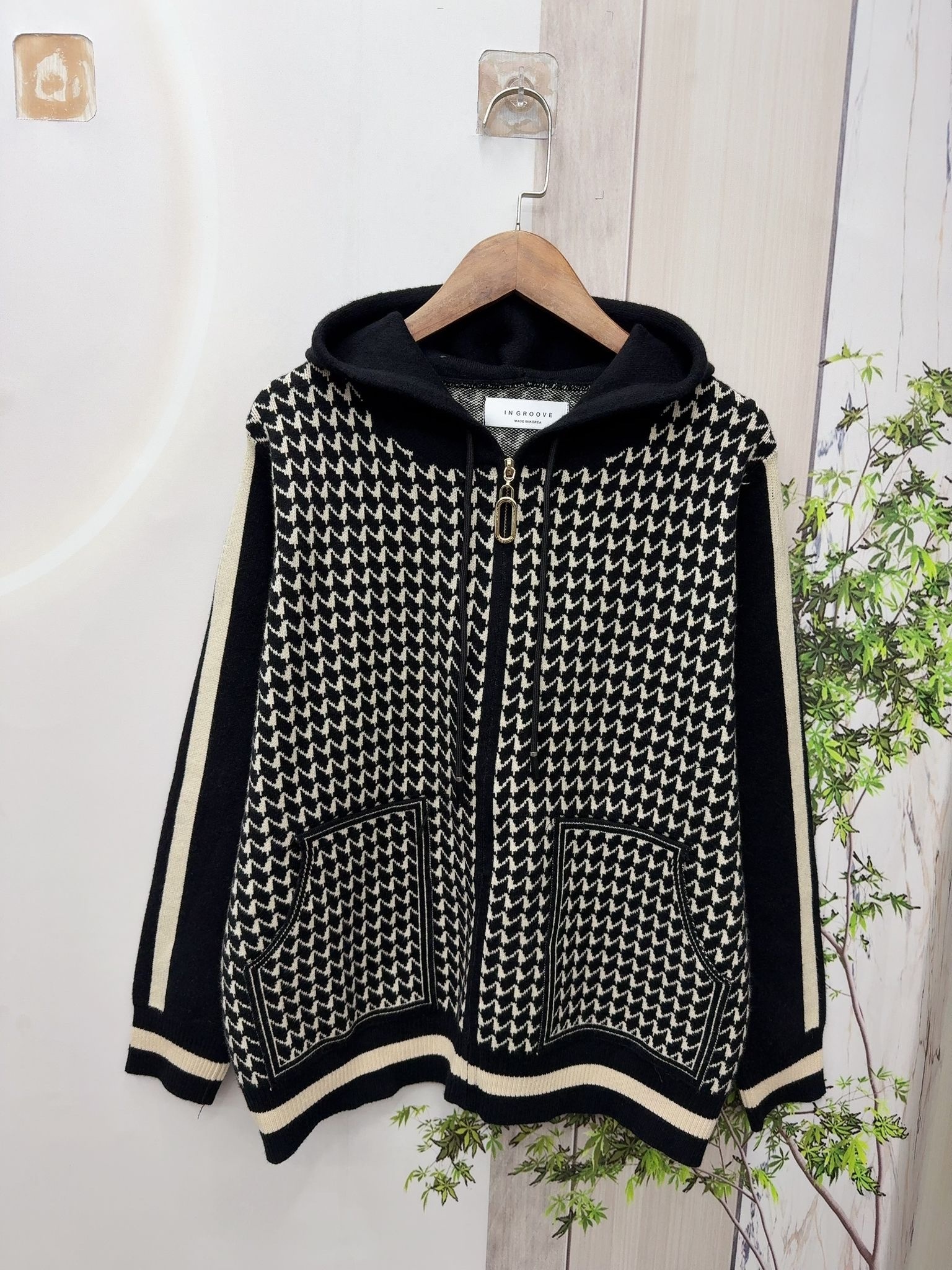 INGROOVE 高質型格.拼菱格外套 ~132P