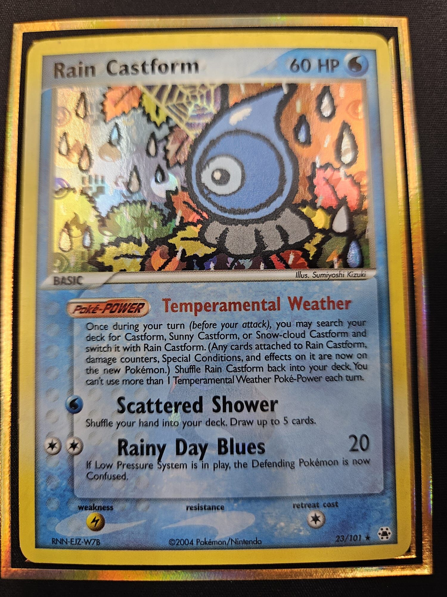 【 23/101 】Rain Casrform Hidden Legends Pokemon Card TCg