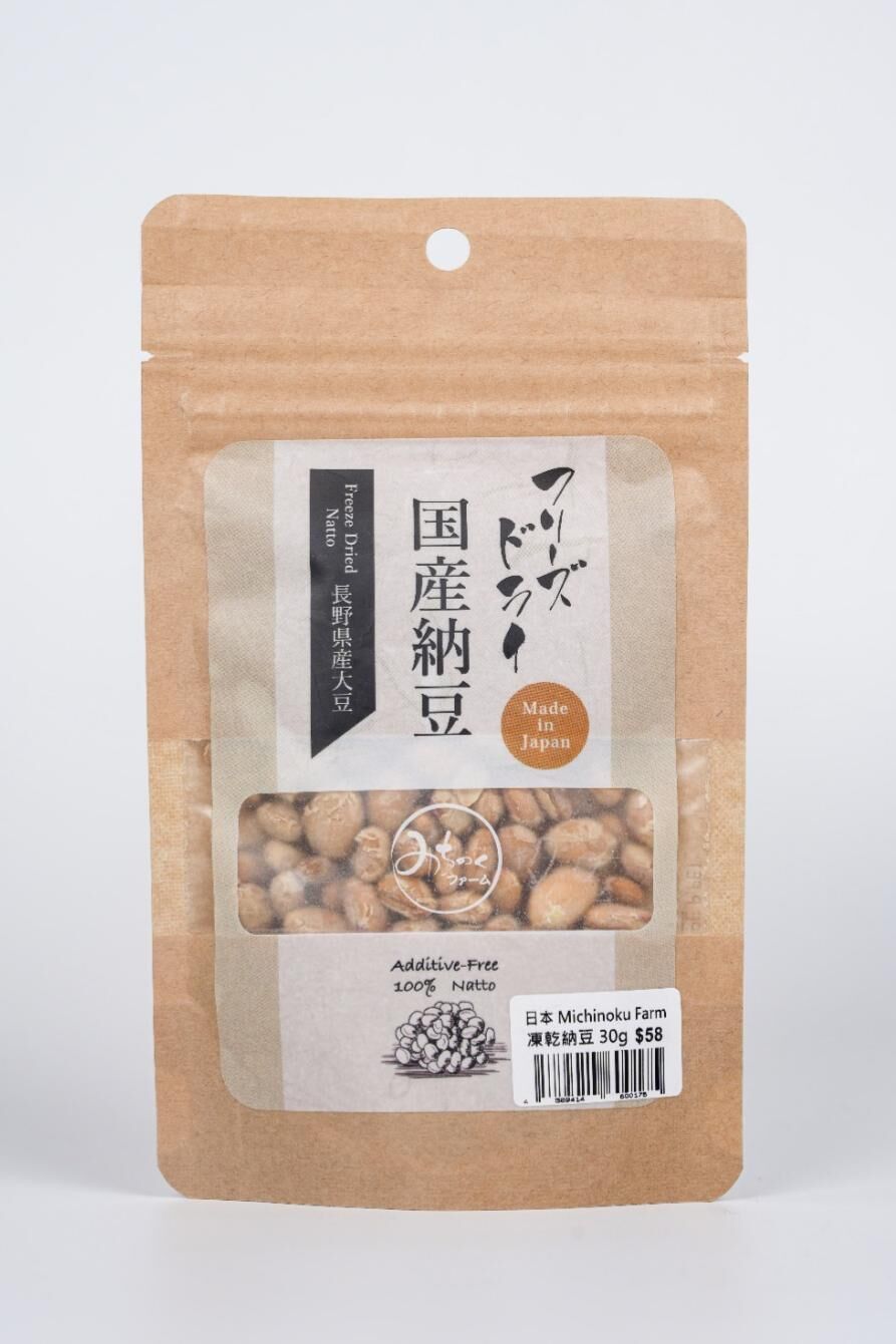 Michinoku Farm 凍乾納豆小食 30g